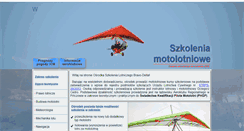 Desktop Screenshot of motolotniarstwo.net