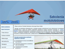 Tablet Screenshot of motolotniarstwo.net